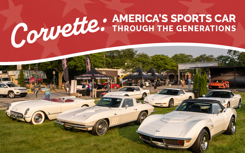 The generations of Corvette