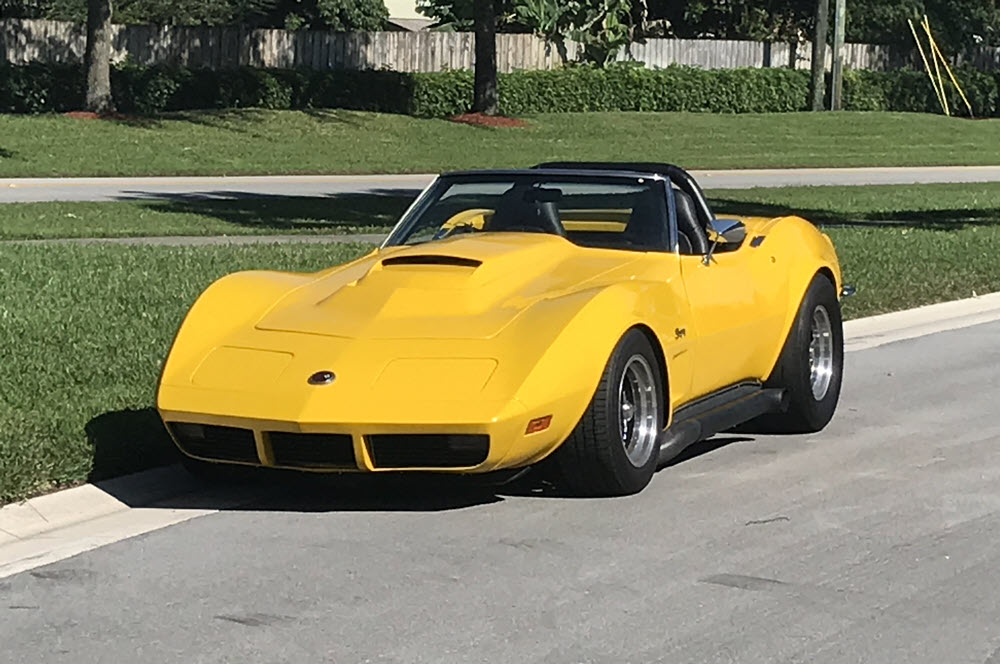 1973 Chevrolet Corvette Yellow Insurance Quote