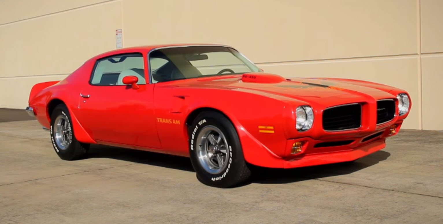 1973 Pontiac Trans Am SD455 Muscle Car of the Week American