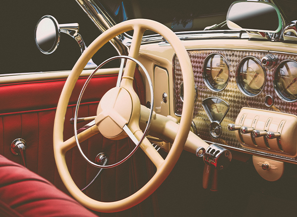 1937 Classic Car Interior