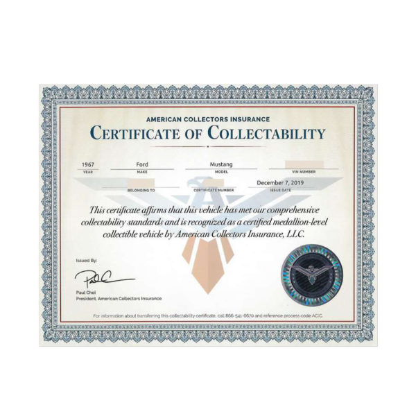 Is Your Car a Certified Collectible? American Collectors Insurance