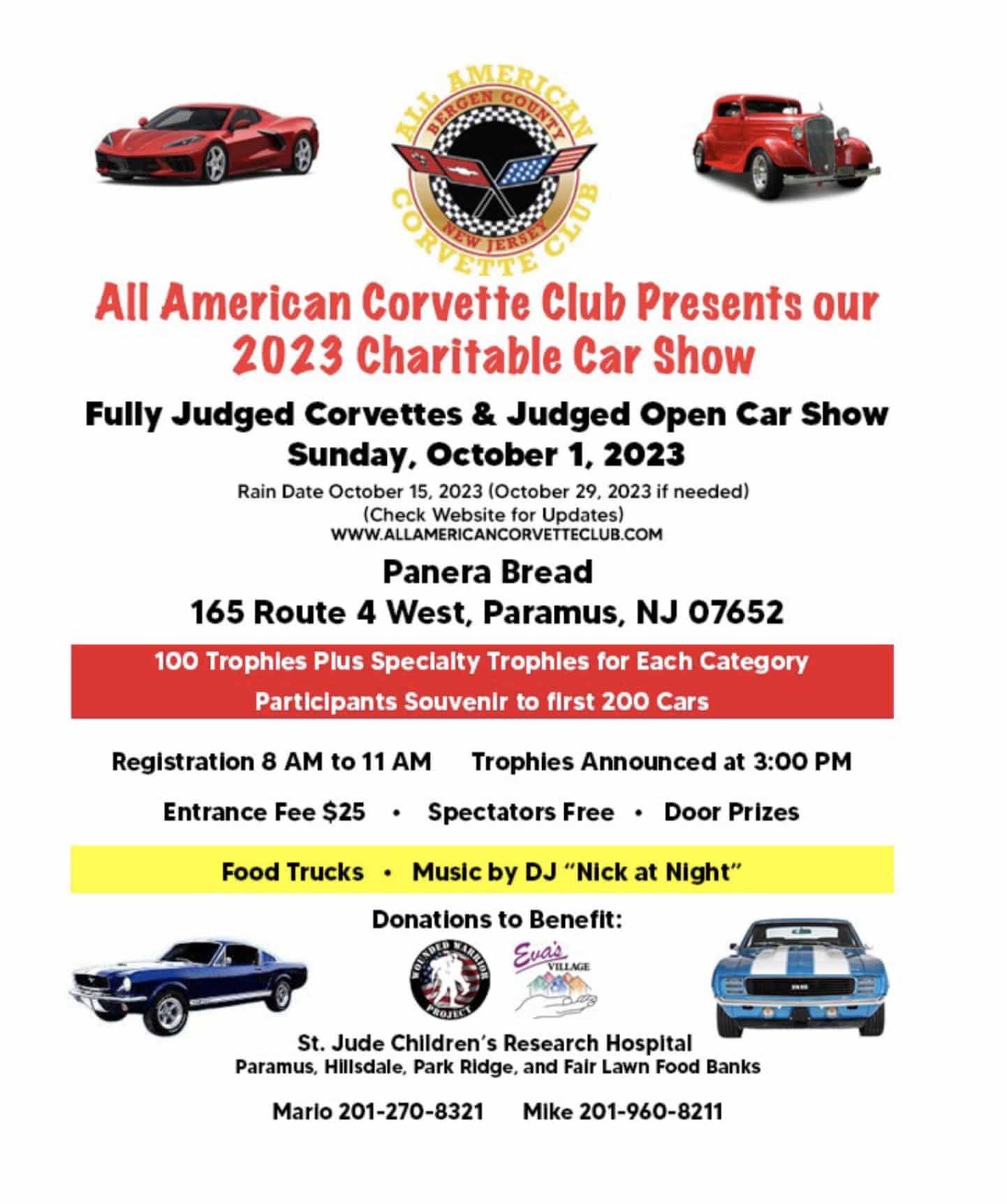 All American Corvette Club Car Show 2023
