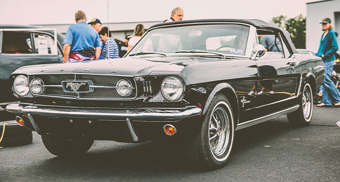 Vintage Mustang Car Show