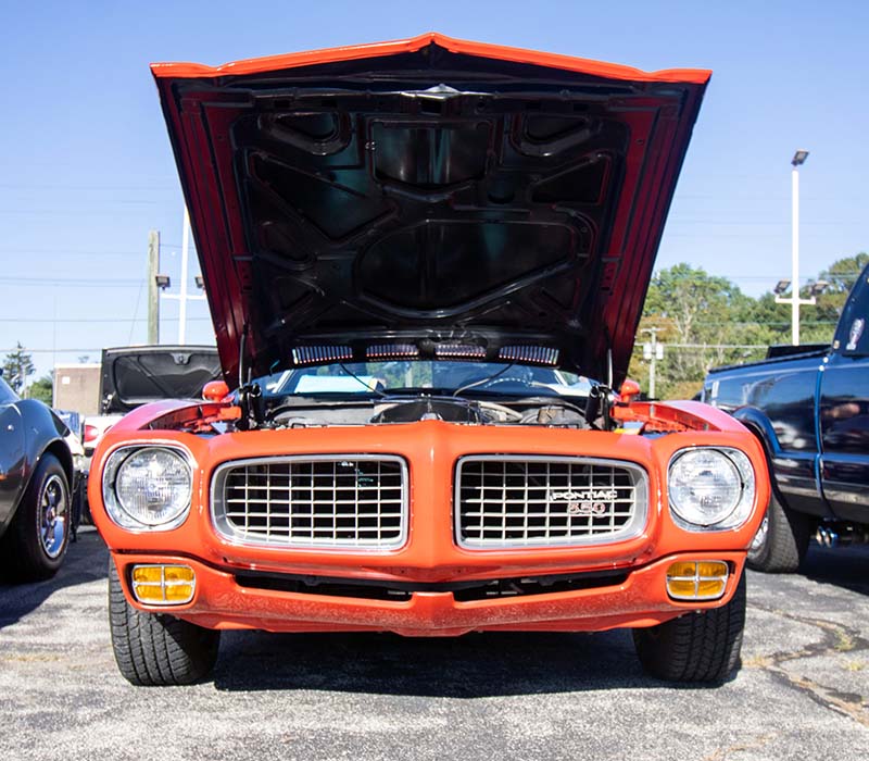 Classic Pontiac Firebird orange