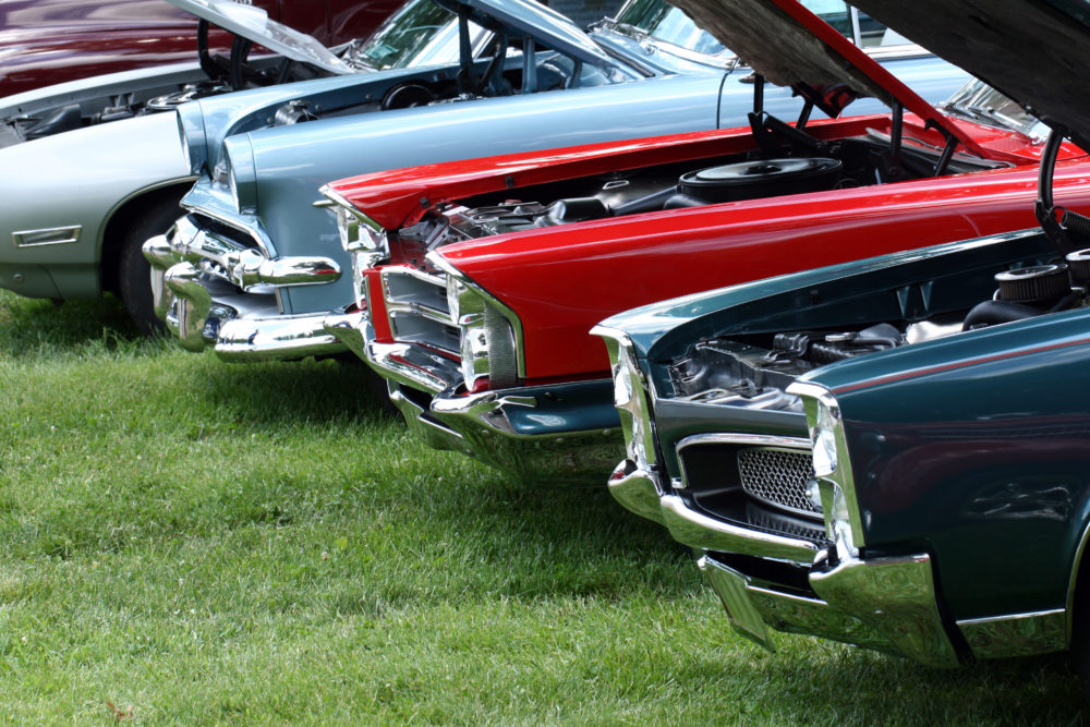 Classic Automobiles at a local Car Show