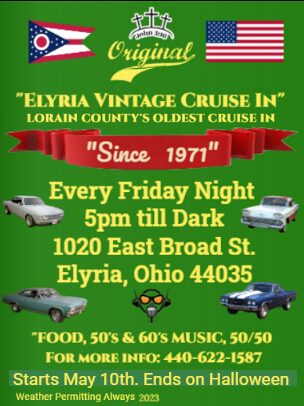 Elyria Vintage Cruise In Flyer