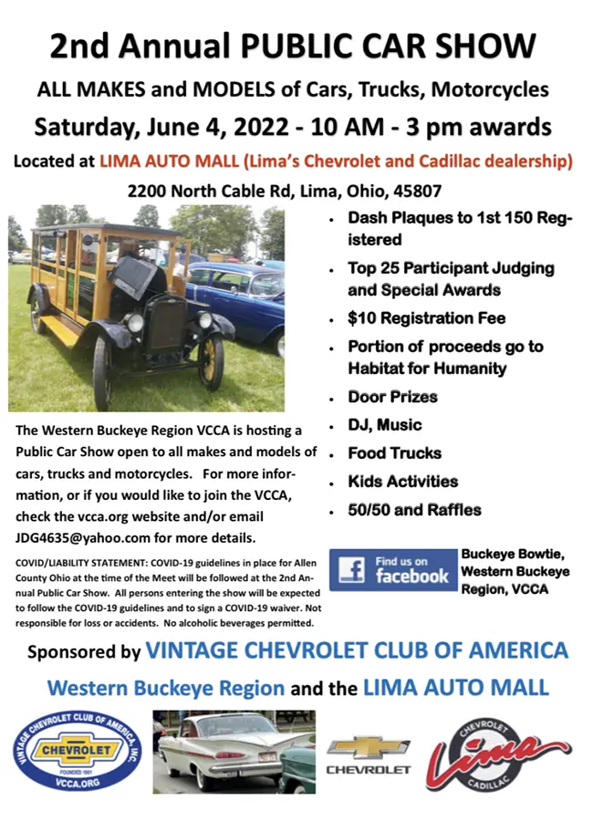 Vintage Chevrolet Club of America 2nd Annual Car Show