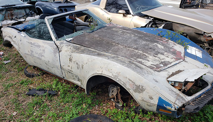 Contemporary Corvette is a full service salvage yard