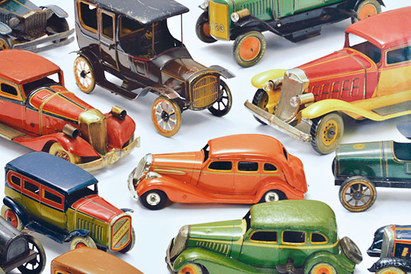 vintage toy car collection