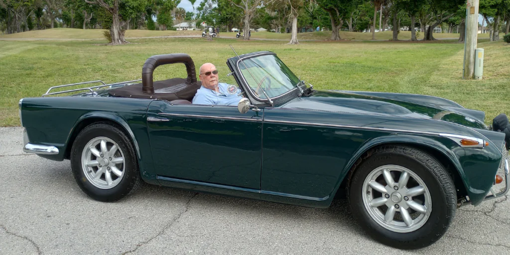 Dennis McKinley 1965 Triumph TR4A