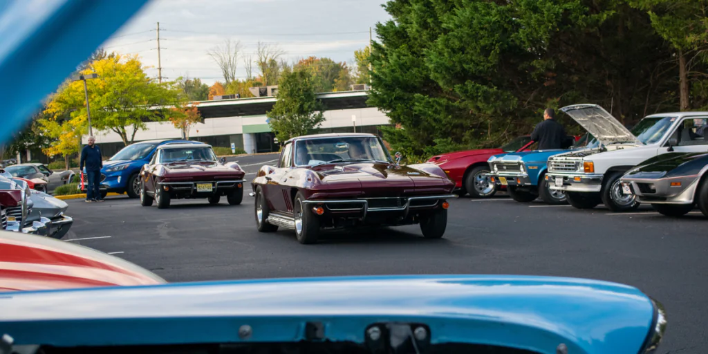 showing up to car show